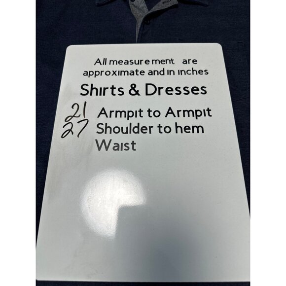 Eddie Bauer Mens Navy Short Sleeve Polo Shirt L - Picture 9 of 9